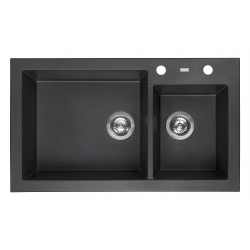Zlewozmywak Reginox AMSTERDAM 25 BLACK SILVERY + GRATIS